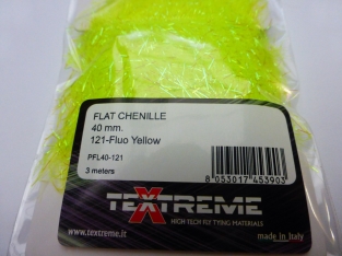 Palmer Flat Chenille 40 mm - 121Fluo Yellow